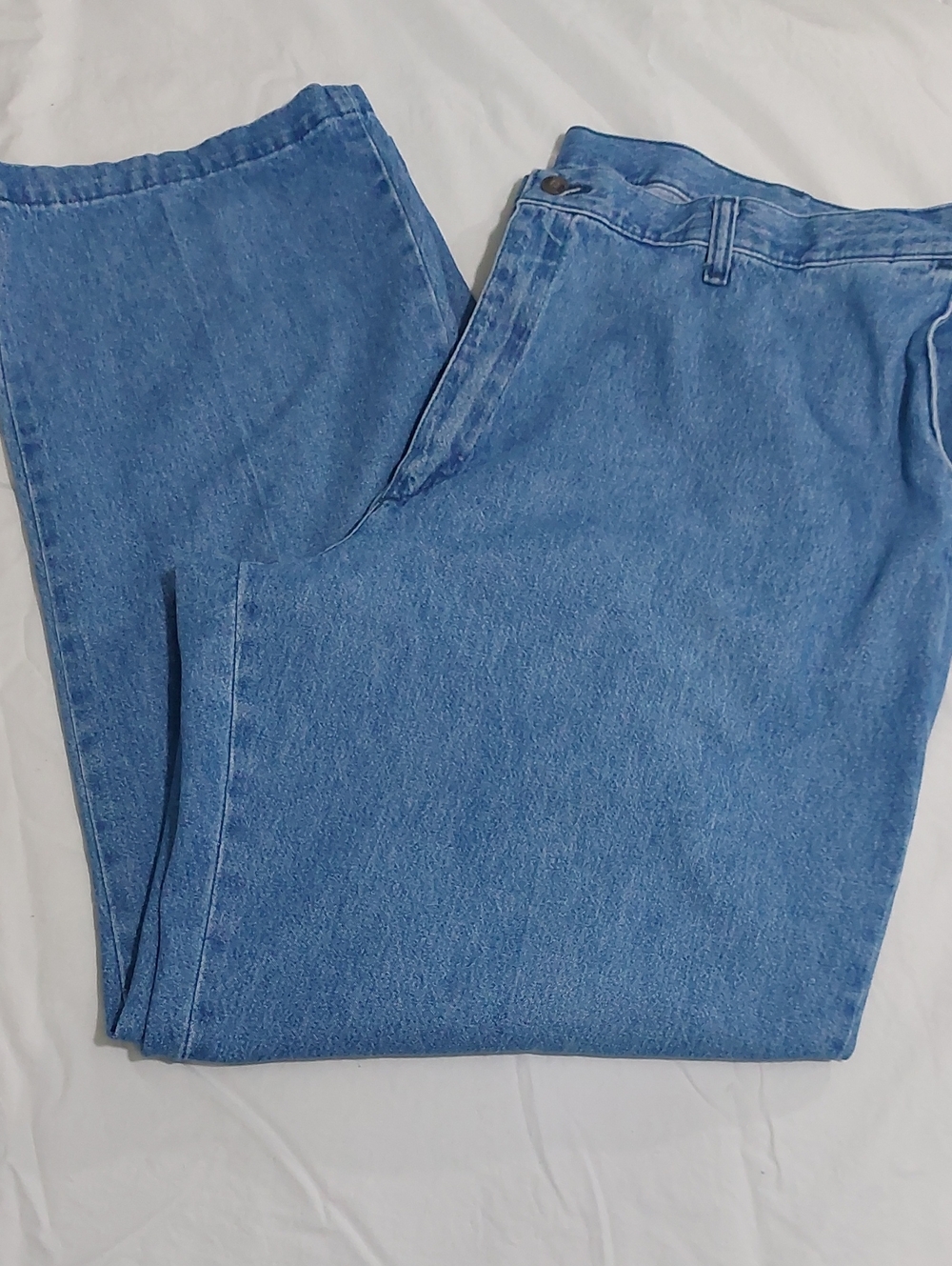 Vintage Lee Regular Fit Straight Leg Jeans Mens 44x30 100% Cotton Medium Wash